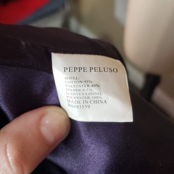 Peppe Peluso ~ Purple Jacket ~ Size S - Picture 5 of 6